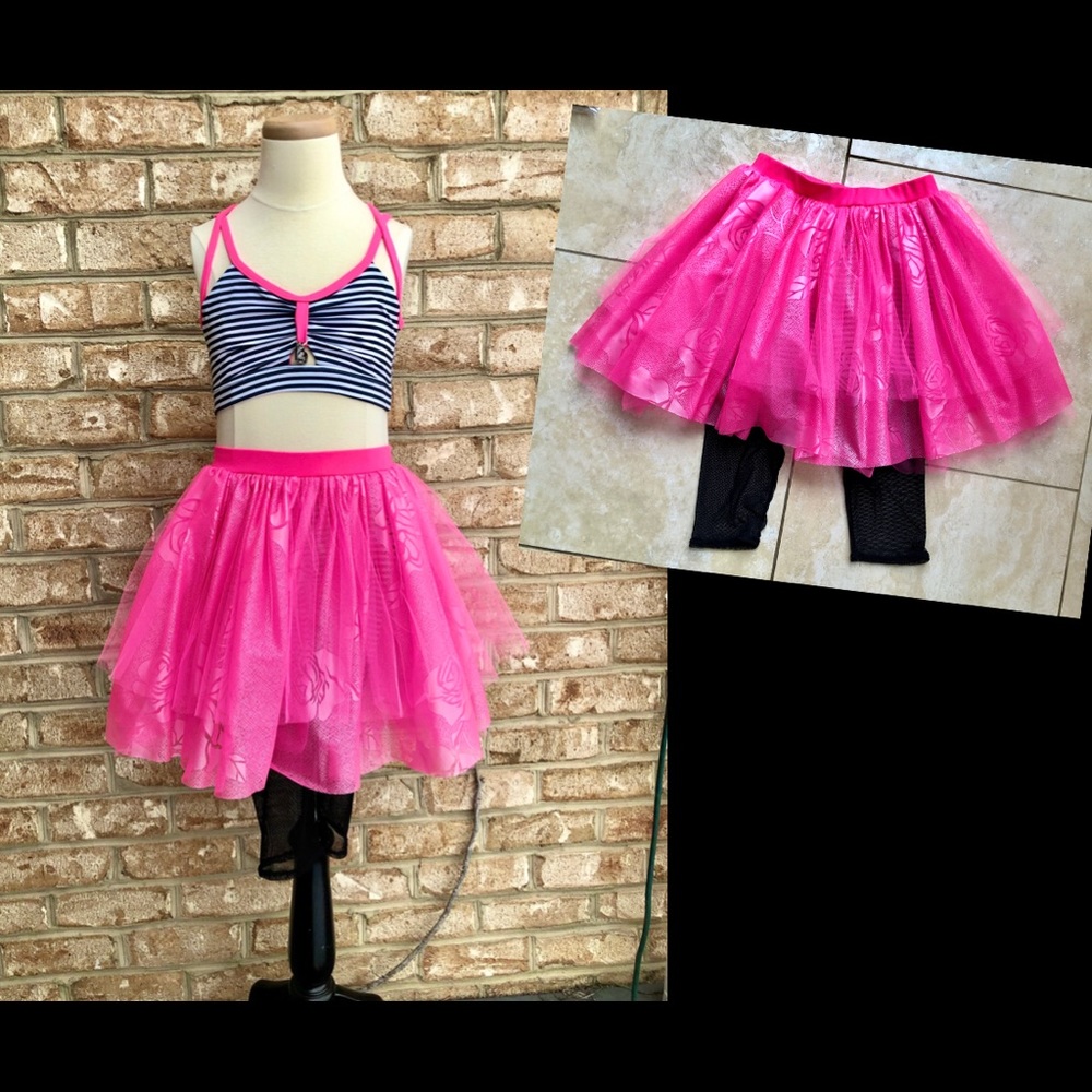 Betsey Johnson for Capezio Tutu & leggings sz CM
